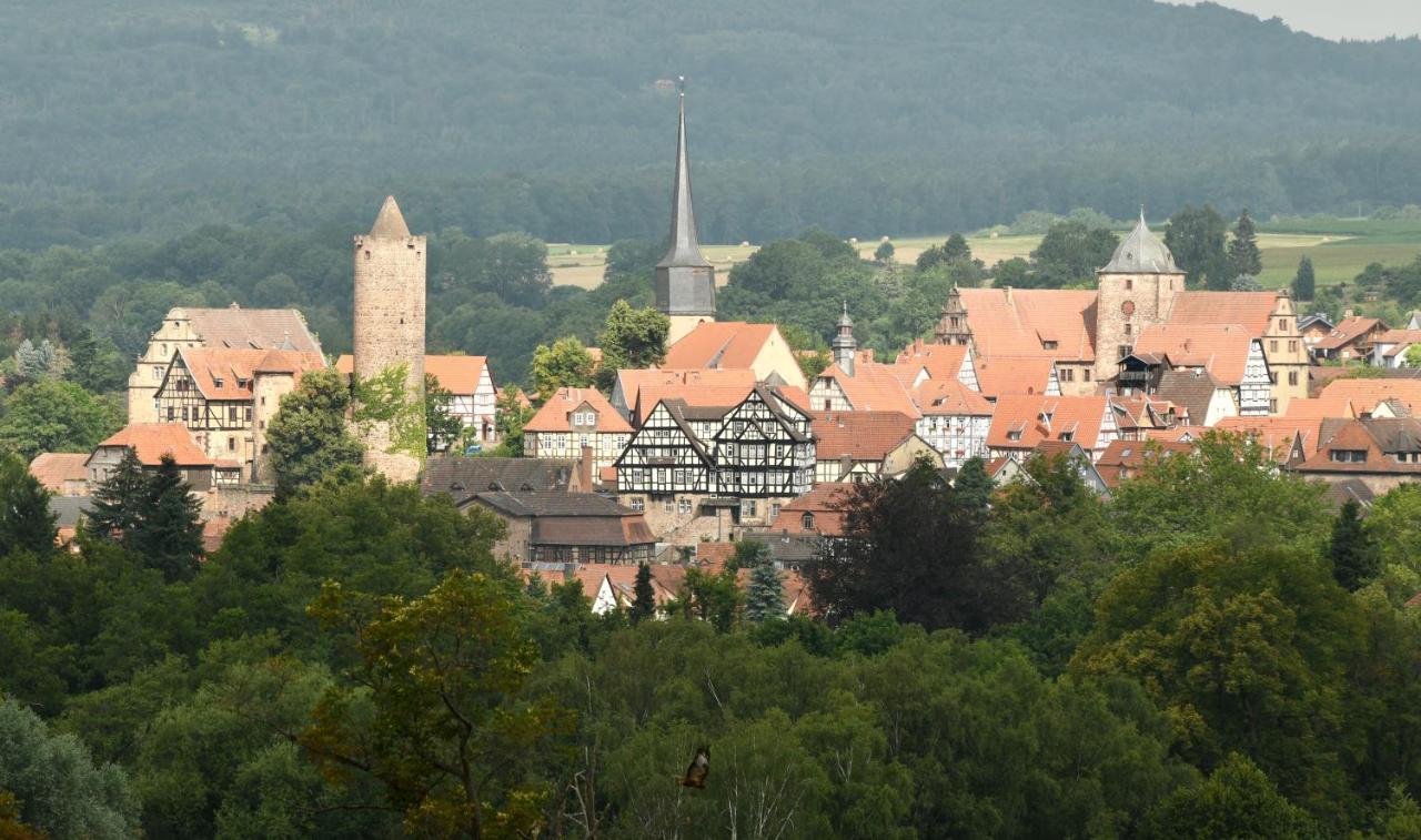 Graefin Anna - Design-Apartment In Der Historischen Hinterburg Schlitz - Nahe Fulda Und Bad Hersfeld エクステリア 写真