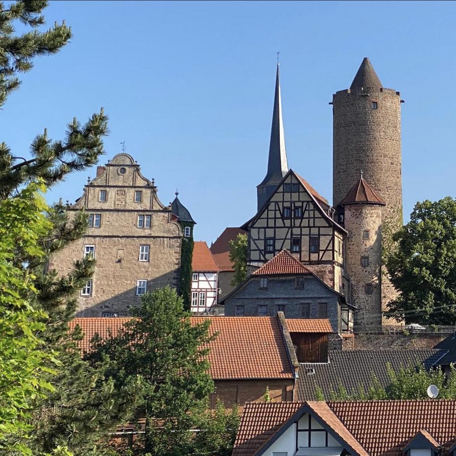 Graefin Anna - Design-Apartment In Der Historischen Hinterburg Schlitz - Nahe Fulda Und Bad Hersfeld エクステリア 写真